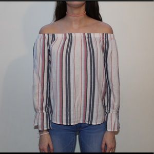 off the shoulder True Craft blouse